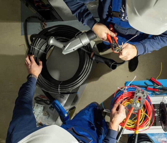 Inspecting EV cables